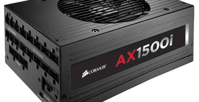 Corsair’s AX1500i Released: A 1500W 80 Plus Titanium PSU