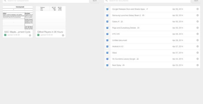 A quick look at Google’s new Google Docs and Sheets mobile apps