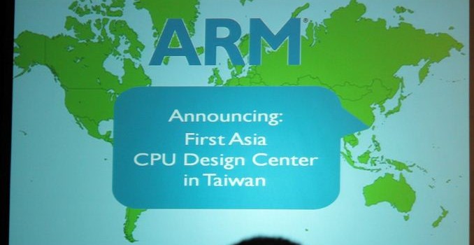 ARM Announces CPU Design Center in Taiwan