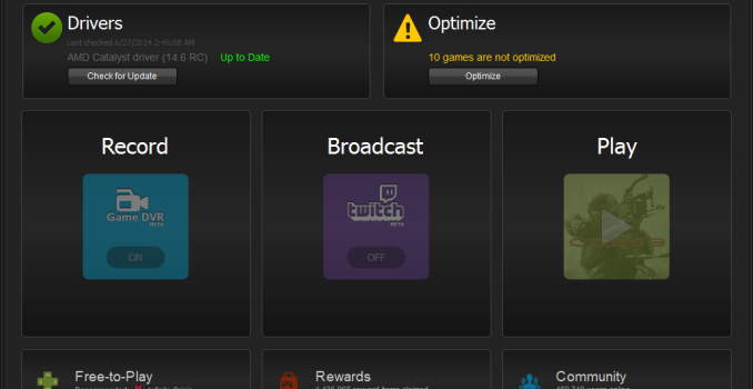 Hands On With AMD’s Gaming Evolved Client Game DVR