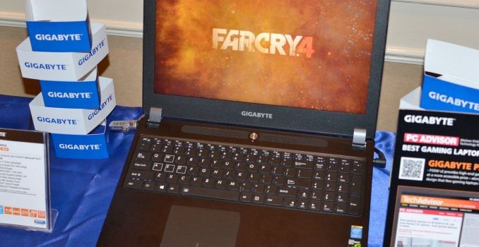 Hands On with Gigabyte Notebooks at CES