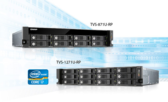 QNAP Launches TVS-x71U Haswell-based Rackmount NAS Units