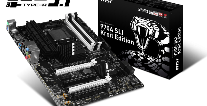 MSI Releases 970A SLI Krait Edition Motherboard with USB 3.1