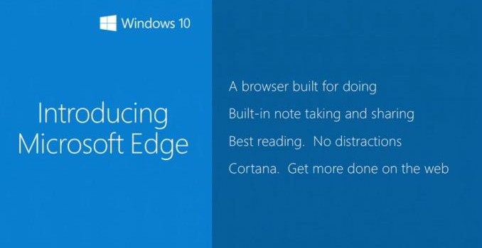 Microsoft's Project Spartan Browser Officially Named Microsoft Edge