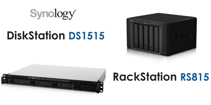 Synology Launches ARM-based DS1515 and RS815 Value Series NAS Units