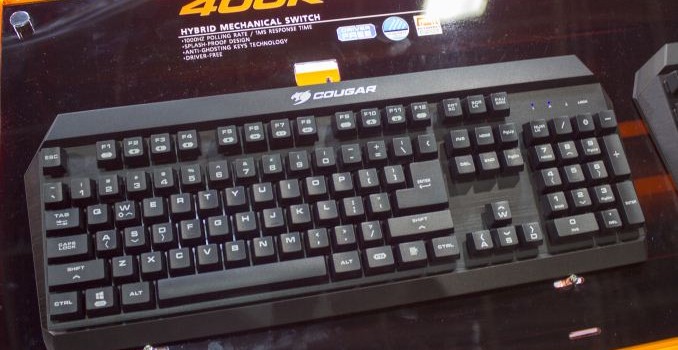 Cougar Computex 2015 Booth Tour: $60 Hybrid Mechanical Keyboard