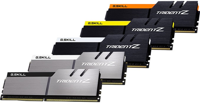G.Skill Unveils New Trident Z DDR4: Five New Colors