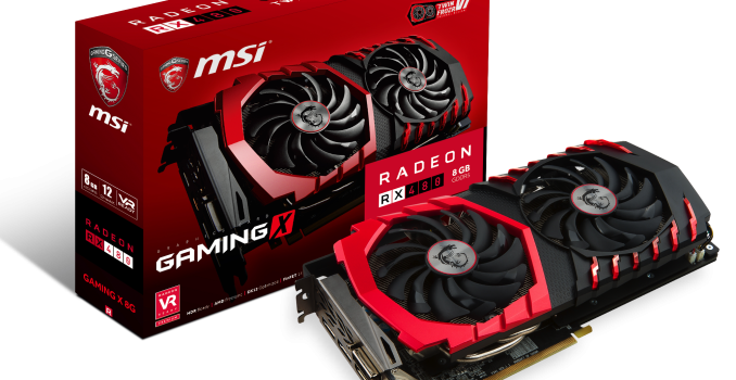 MSI Shows New Radeon RX 480 Gaming Cards, with an 8-pin