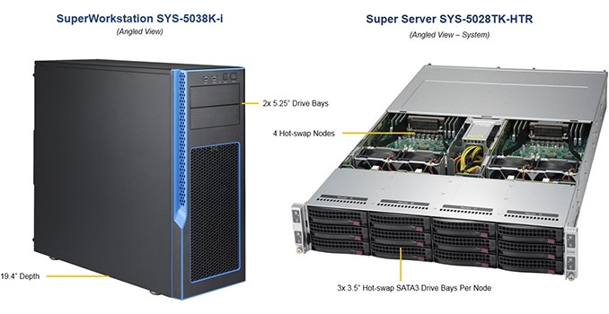 Supermicro Releases Intel Xeon Phi x200 (KNL) Systems: Servers and a Developer Mid-Tower