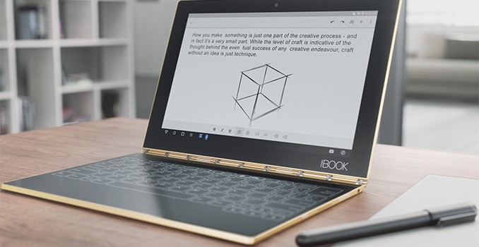 Lenovo’s Yoga Book Convertible Scraps Physical Keyboard in Favor of Touch-Sensitive Surface