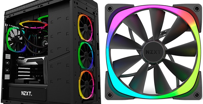 NZXT Unveils Fully Customizable Aer RGB LED Fans