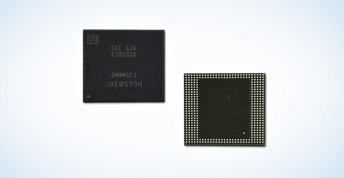 Samsung Introduces 8 GB LPDDR4-4266 Package for Mobile Devices