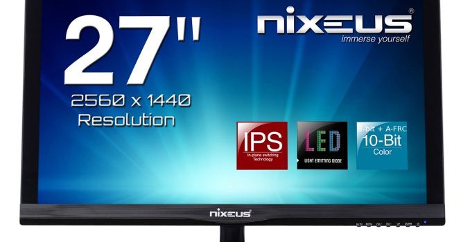 Nixeus NX-VUE27P Pro WQHD (2560x1440) Monitor Launched