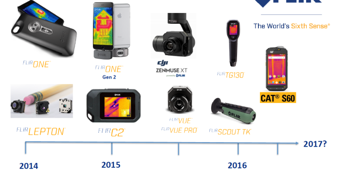 FLIR One Thermal Imager Gets an Update, New Infrared Cameras with Lepton Inbound