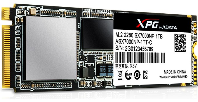 ADATA Announces The XPG SX7000 Series SSDs: Up to 1 TB, M.2, PCIe 3.0 x4