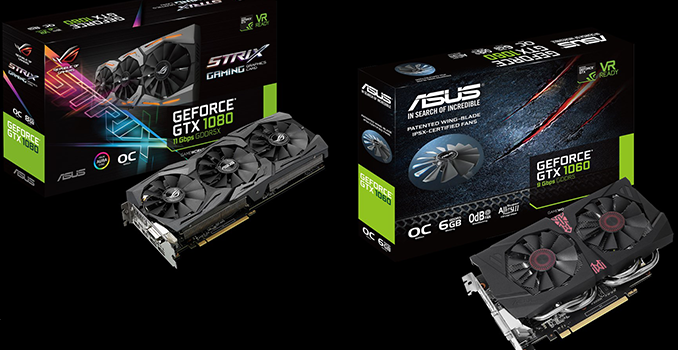 ASUS Launches GeForce GTX 1080 & GTX 1060 Models With Faster RAM