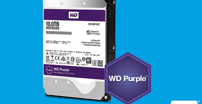 Western Digital Expands Purple Lineup with a 10 TB Helium-Filled HDD