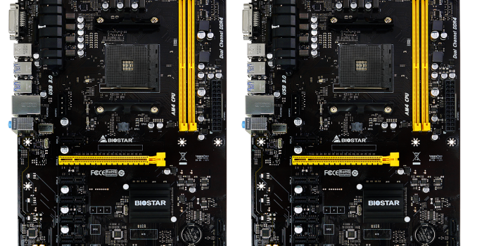 BIOSTAR Reveals Two AMD AM4 Crypto Mining Motherboards