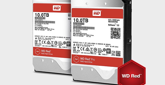 WD Adds Helium-Filled 10 TB NAS HDDs to WD Red, WD Red Pro Lineups