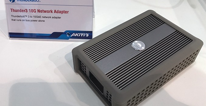 AKiTiO Displays Thunderbolt 3 to 10GBase-T Adapter