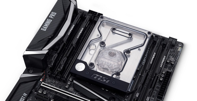 EKWB Releases New RGB Monoblock for MSI X299 Motherboards