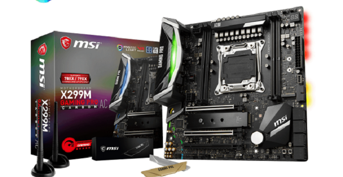 MSI Launches the X299M Gaming Pro Carbon AC: Going Micro-ATX