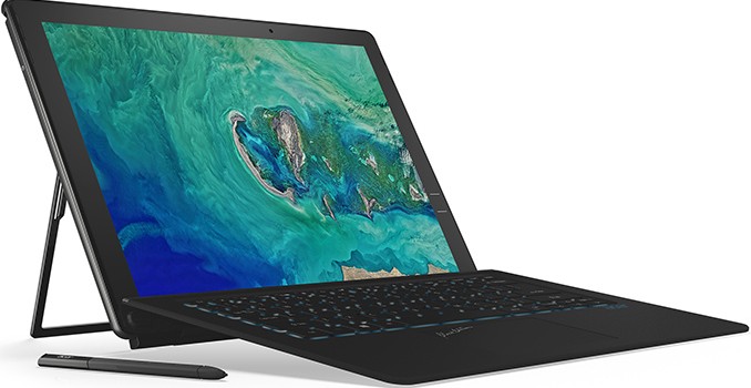 Acer Announces Switch 7 Black Edition 2-in-1: Core i7, GeForce MX150, TB3, Fanless