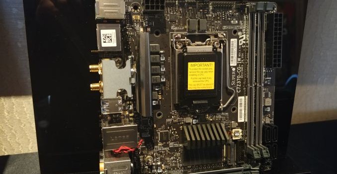 Supermicro at CES 2018: The First Supero Mini-ITX Motherboard