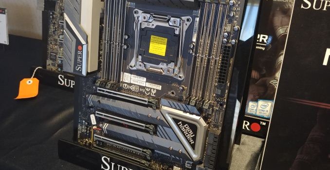 Supermicro at CES 2018: X299 Motherboards, for Upcoming 300W CPUs?