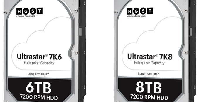 HGST Ultrastar 7K6 & 7K8 Enterprise HDDs: Up to 8 TB, 9th Gen PMR