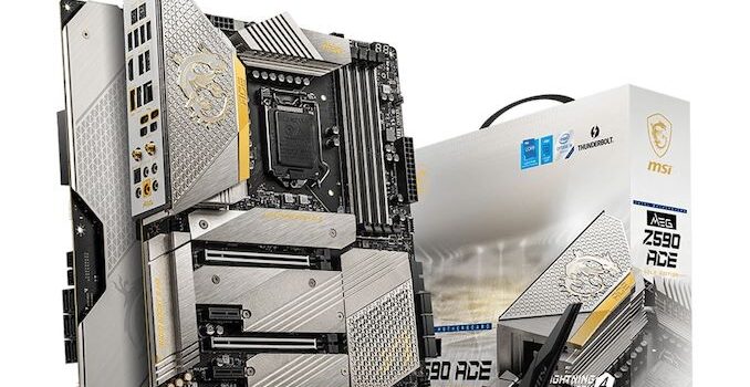 MSI Drops A Bling Bling Motherboard: the MEG Z590 Ace Gold Edition