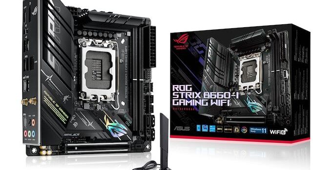 CES 2022: ASUS Unveils ROG Strix B660-I Gaming WIFI Mini-ITX Motherboard