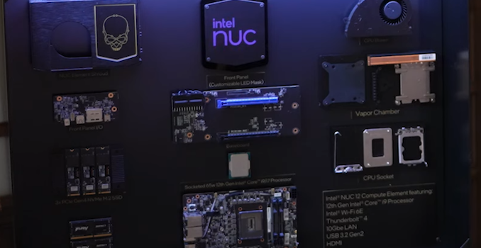 Intel Teases NUC12 Extreme Dragon Canyon: Socketed Alder Lake and 10GbE in Q1 2022