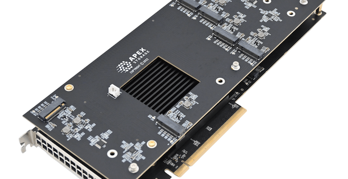 Apex Storage X21 Carries 21 M.2 SSDs: 168 TB of NAND at up to 31 GB/second