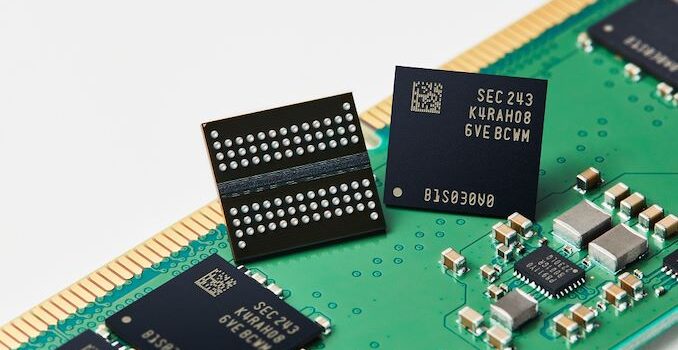 Samsung Kicks Off DDR5 DRAM Production on 12nm Process Tech, DDR-7200 in the Works