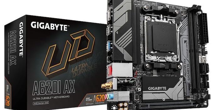 Gigabyte's Low-Cost Mini-ITX A620 Motherboard Supports Ryzen R9 7950X, R9 7950X3D CPUs