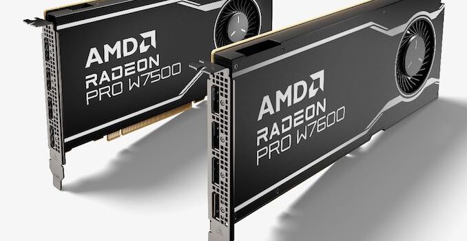 AMD Announces Radeon Pro W7600 & W7500: Pro RDNA 3 For The Mid-Range