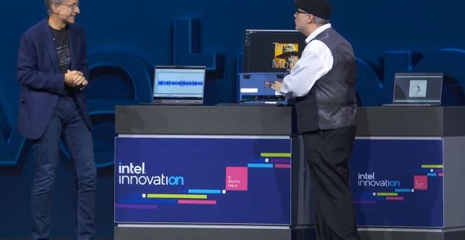 Intel Demos Lunar Lake Client Processor In Action, Silicon Pulled In To Intel 20A?