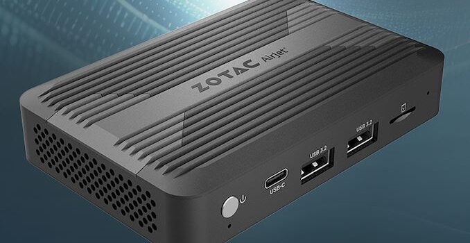 Zotac's Zbox Pico PI430AJ Uses Frore's AirJet Solid-State Active Cooling