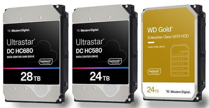 Western Digital Releases 24TB Ultrastar & Gold Hard Drives, 28TB SMR Drives Ramping