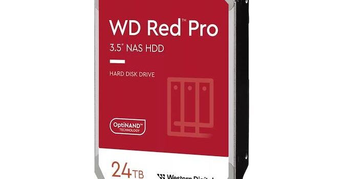Western Digital Ships 24TB Red Pro Hard Drive For NASes