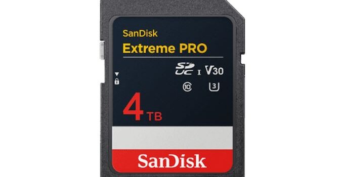 Western Digital Previews 4 TB SD Card: World's Highest-Capacity