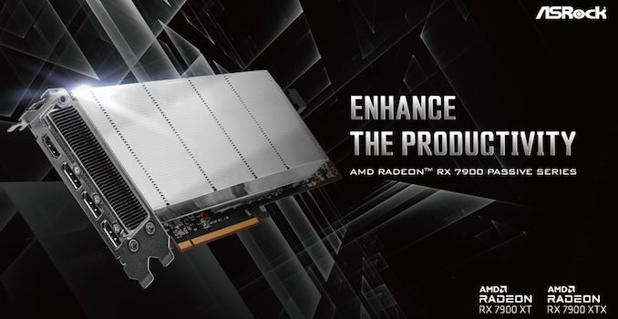 ASRock Launches Passively Cooled Radeon RX 7900 XTX & XT Cards for Servers